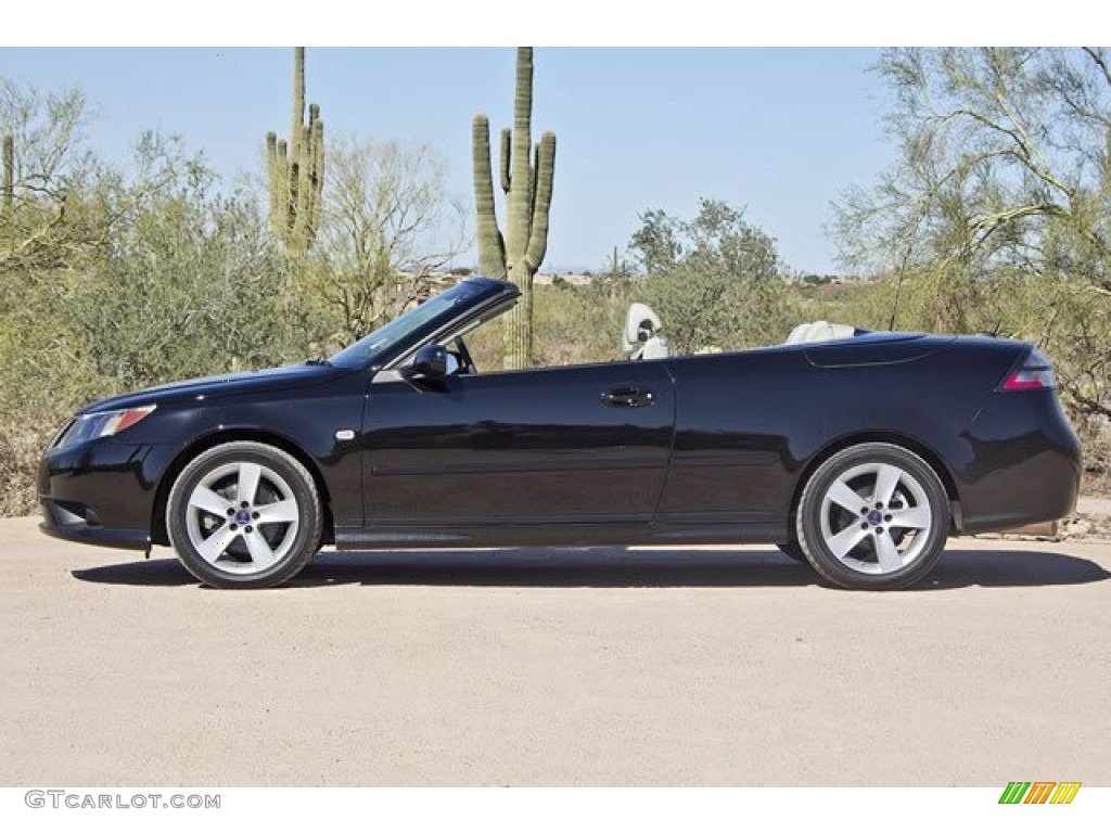 Black 2008 Saab 9-3 2.0T Convertible Exterior Photo #62546743