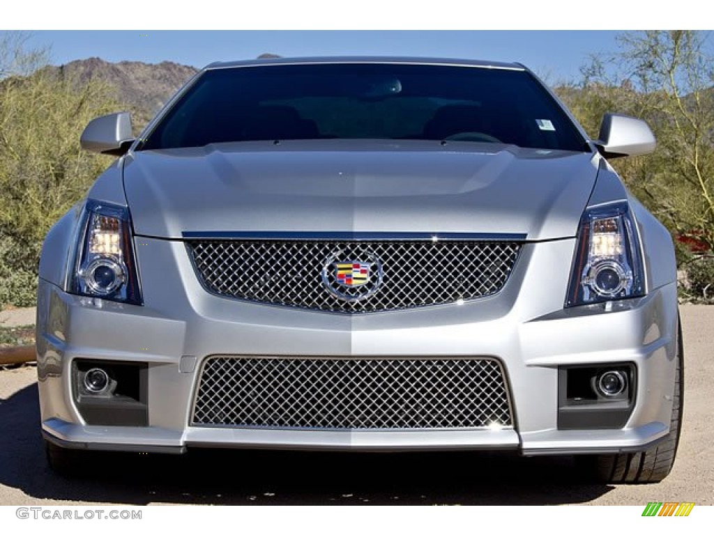Radiant Silver Metallic 2011 Cadillac CTS -V Coupe Exterior Photo #62547070