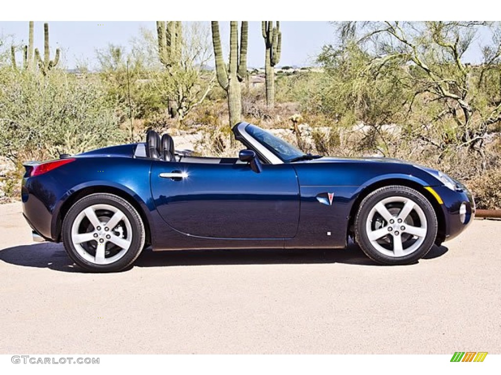 2008 Solstice Roadster - Deep Blue / Ebony photo #7