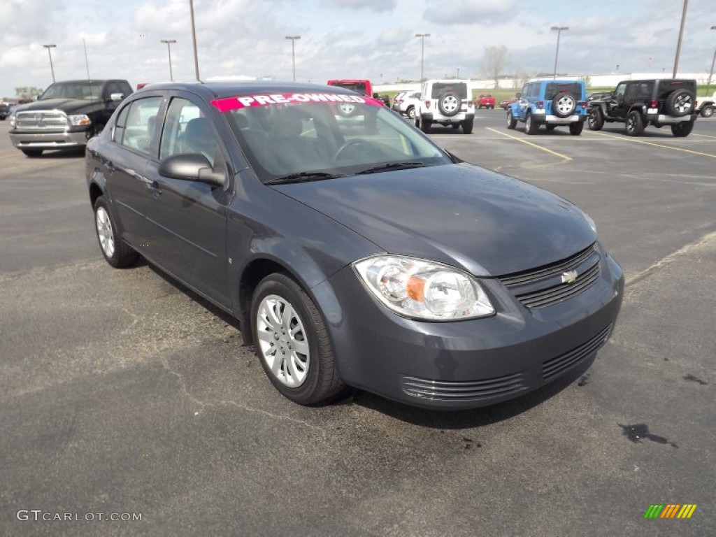 Slate Metallic 2009 Chevrolet Cobalt LS Sedan Exterior Photo #62548519
