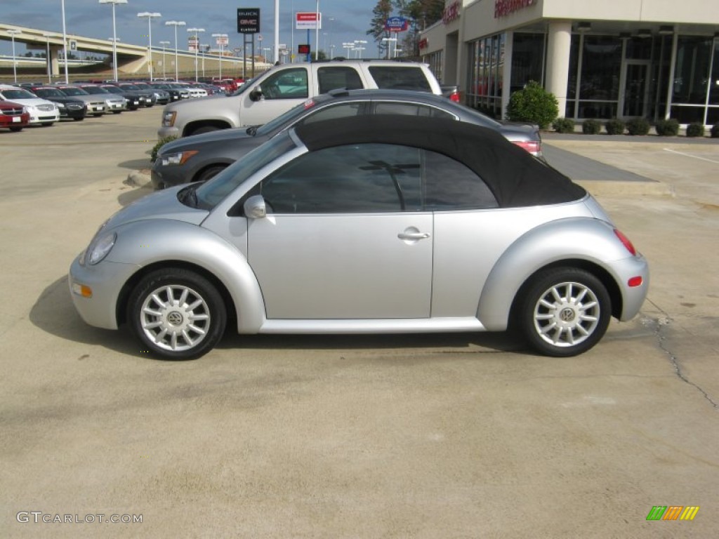 Reflex Silver Metallic 2004 Volkswagen New Beetle GLS Convertible Exterior Photo #62548855