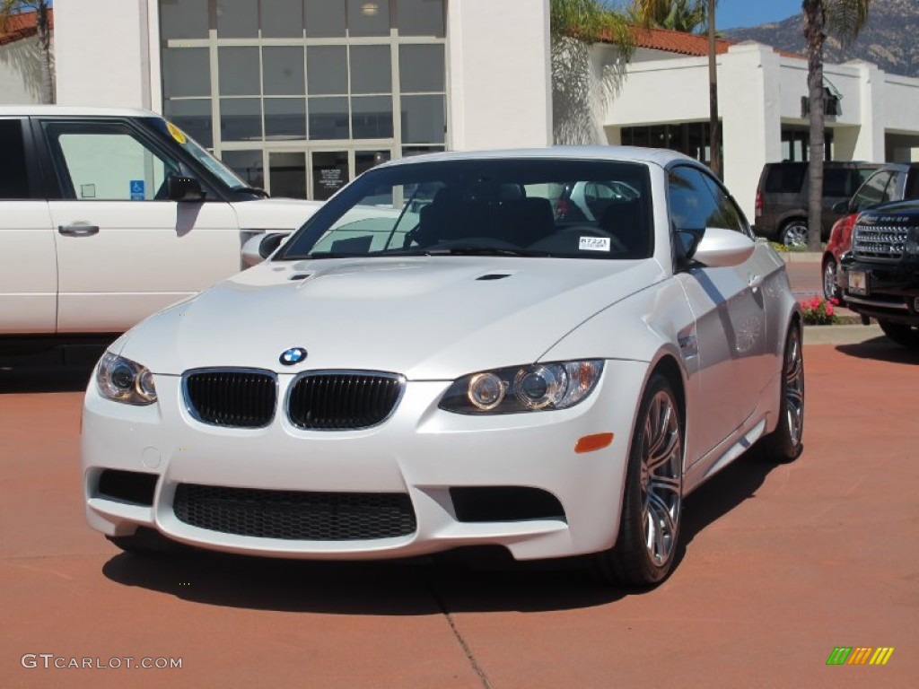 2012 M3 Convertible - Mineral White Metallic / Black photo #2