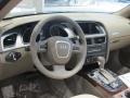 2012 Audi A5 Linen Beige Interior Dashboard Photo