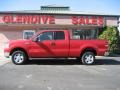 2004 Bright Red Ford F150 XLT SuperCab 4x4  photo #2