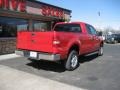 2004 Bright Red Ford F150 XLT SuperCab 4x4  photo #6