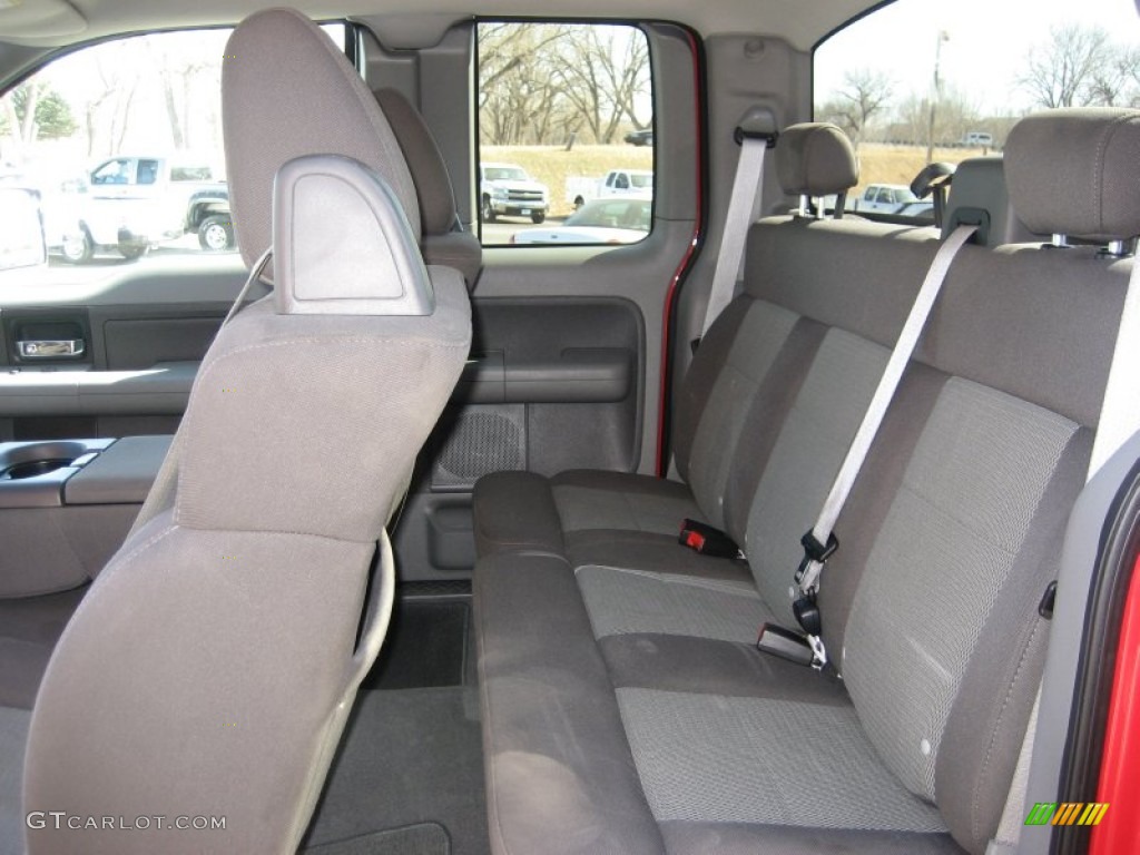2004 F150 XLT SuperCab 4x4 - Bright Red / Dark Flint photo #9