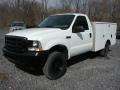 2003 Oxford White Ford F350 Super Duty XL Regular Cab 4x4 Chassis  photo #1