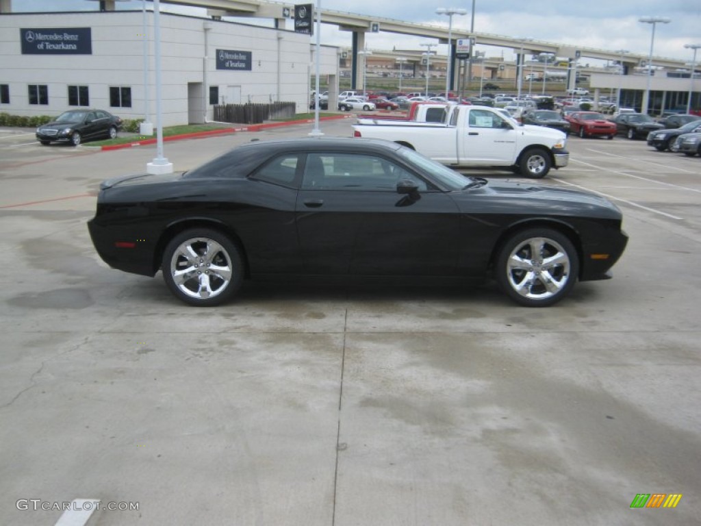 2012 Challenger SXT - Pitch Black / Dark Slate Gray photo #6