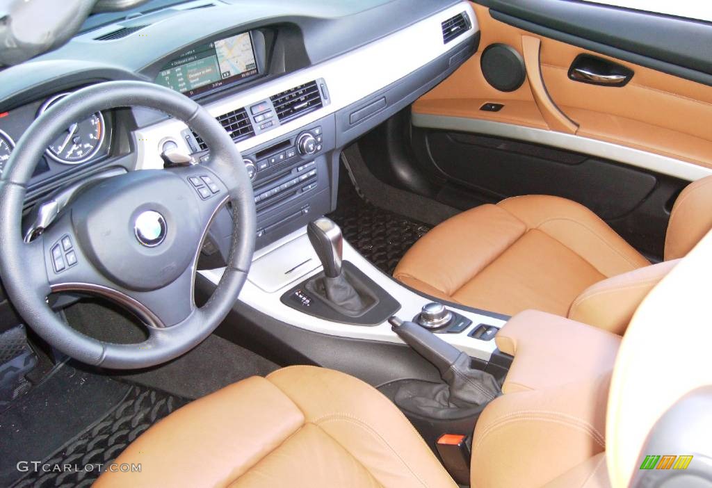 2007 3 Series 335i Convertible - Titanium Silver Metallic / Saddle Brown/Black photo #47