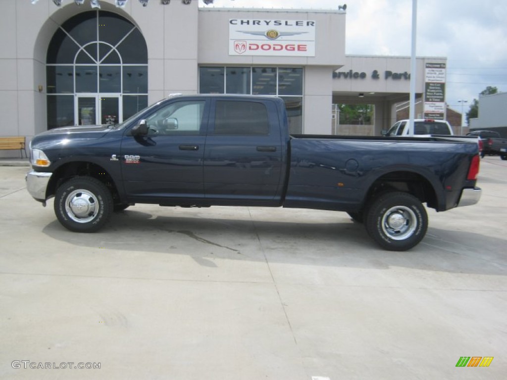 2012 Ram 3500 HD ST Crew Cab 4x4 Dually - Midnight Blue Pearl / Dark Slate/Medium Graystone photo #2