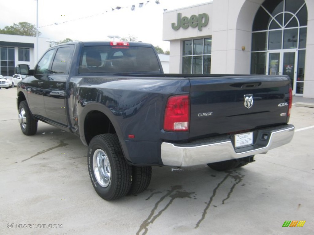 2012 Ram 3500 HD ST Crew Cab 4x4 Dually - Midnight Blue Pearl / Dark Slate/Medium Graystone photo #3