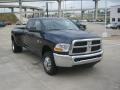 2012 Midnight Blue Pearl Dodge Ram 3500 HD ST Crew Cab 4x4 Dually  photo #7
