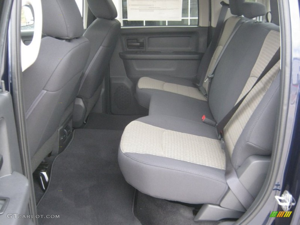 2012 Dodge Ram 3500 HD ST Crew Cab 4x4 Dually Rear Seat Photo #62551323