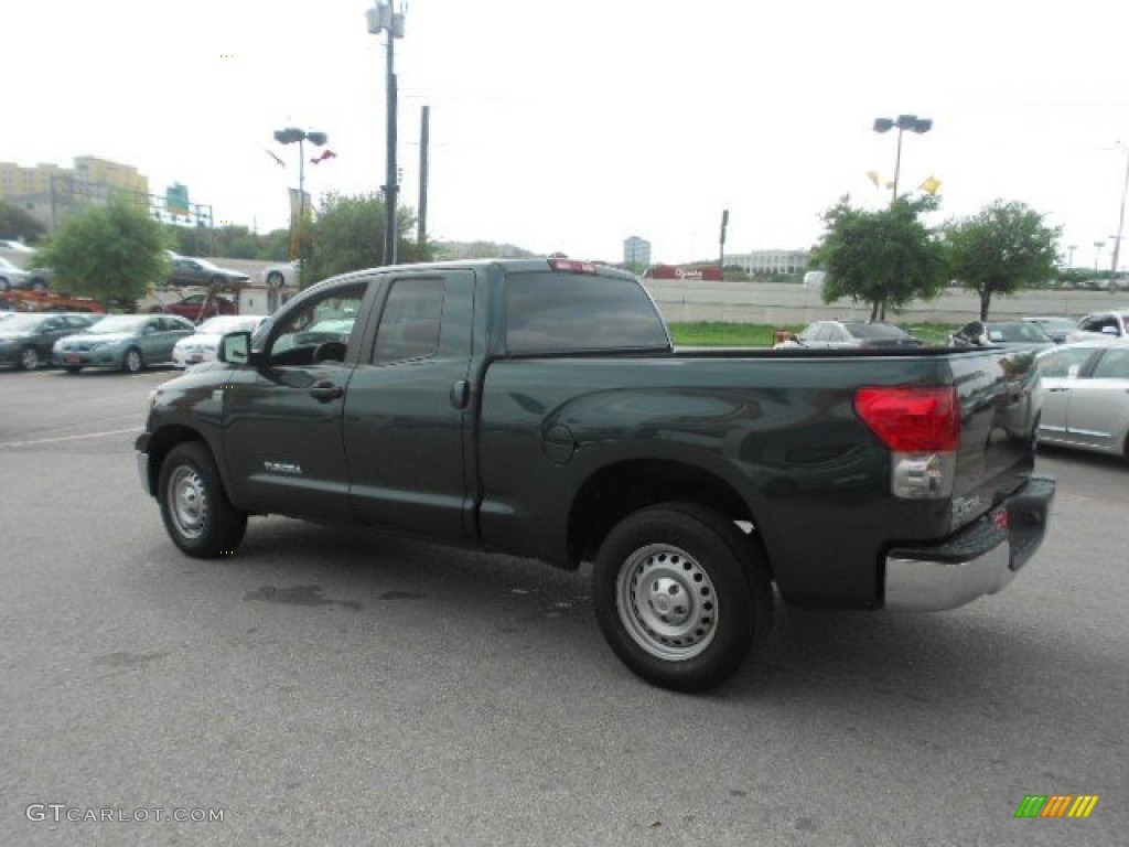2008 Tundra Double Cab - Timberland Green Mica / Beige photo #5