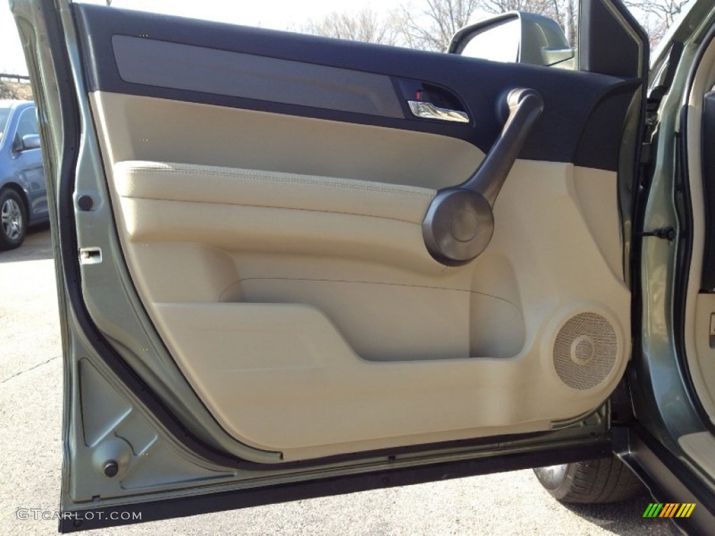 2009 CR-V EX-L 4WD - Green Tea Metallic / Ivory photo #19