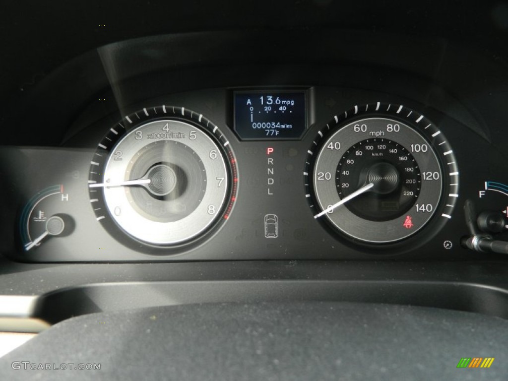 2012 Honda Odyssey Touring Elite Gauges Photo #62552459