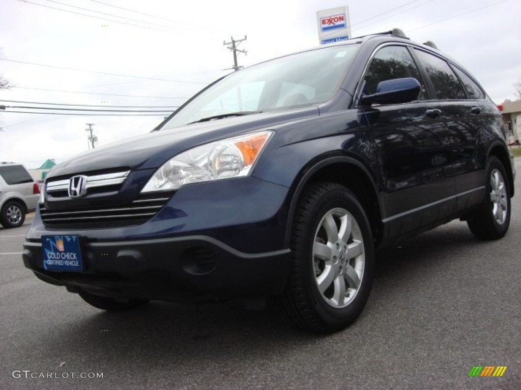 2009 CR-V EX-L - Royal Blue Pearl / Gray photo #1