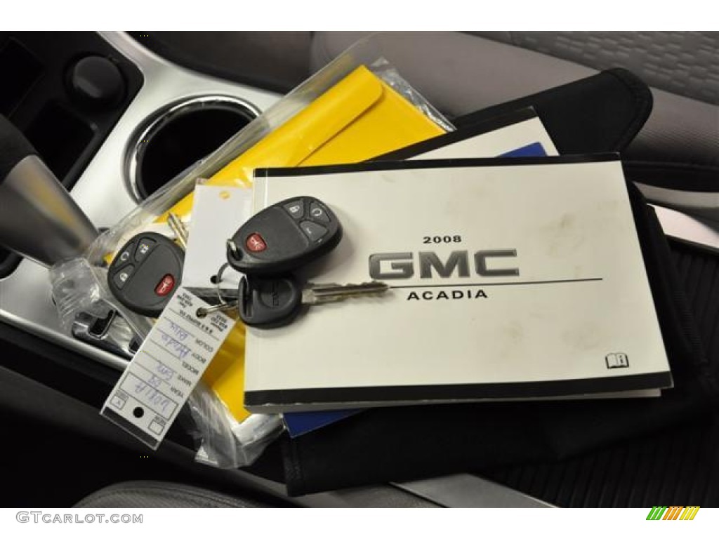 2008 Acadia SLE - Deep Blue Metallic / Light Titanium photo #19