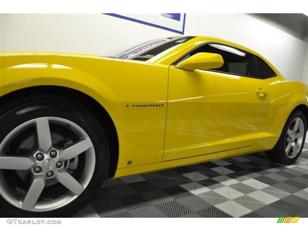 2010 Camaro LT/RS Coupe - Rally Yellow / Black photo #7