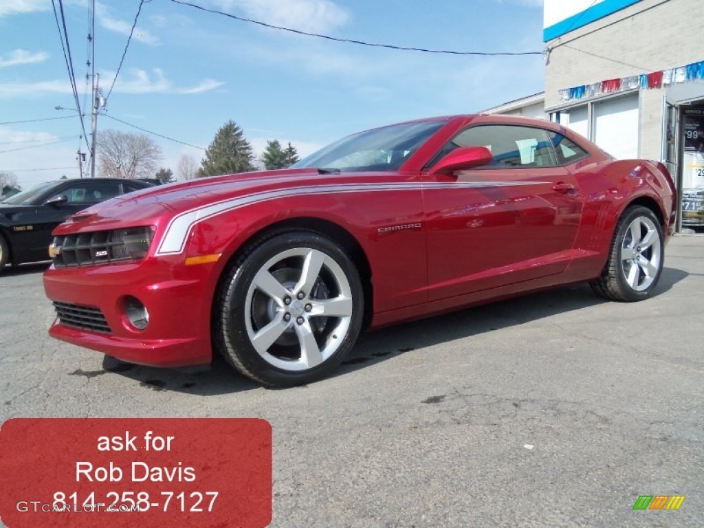 2012 Camaro SS Coupe - Crystal Red Tintcoat / Black photo #1