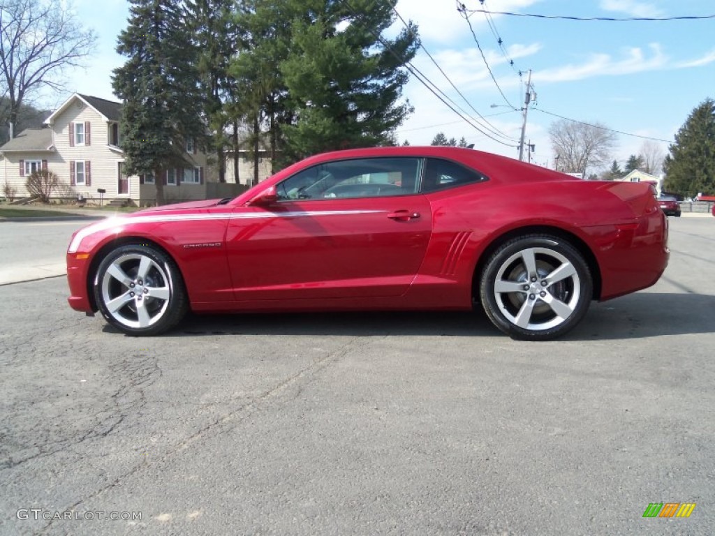 Crystal Red Tintcoat 2012 Chevrolet Camaro SS Coupe Exterior Photo #62555101