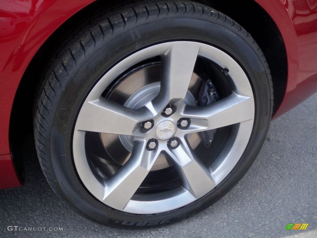 2012 Camaro SS/RS Coupe - Crystal Red Tintcoat / Black photo #9