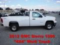 2012 Summit White GMC Sierra 1500 Regular Cab 4x4  photo #1