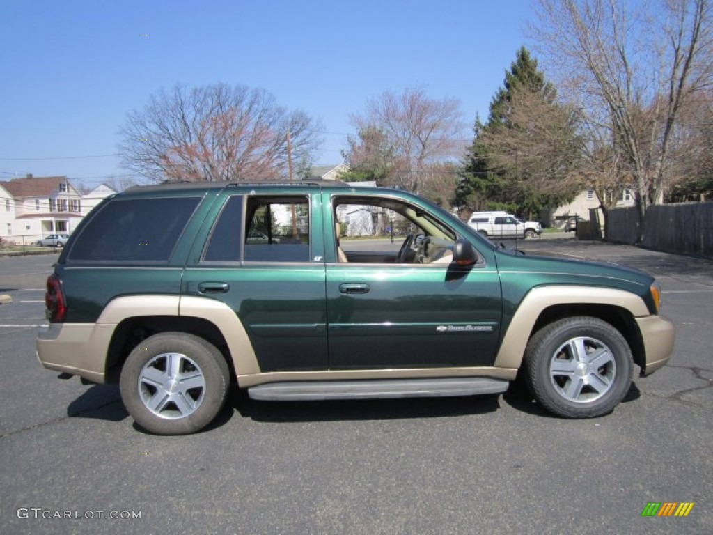 Dark Green Metallic 2004 Chevrolet TrailBlazer LT 4x4 Exterior Photo #62556569