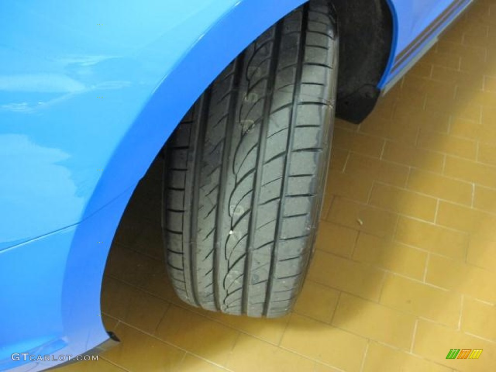 2010 Mustang GT Coupe - Grabber Blue / Stone photo #11