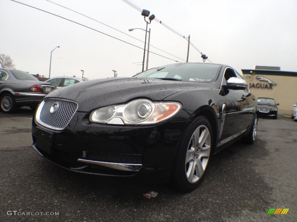 2010 XF Sport Sedan - Ebony Black / Warm Charcoal photo #1