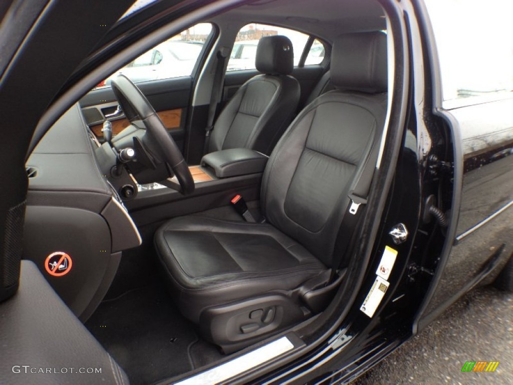 Warm Charcoal Interior 2010 Jaguar XF Sport Sedan Photo #62556844