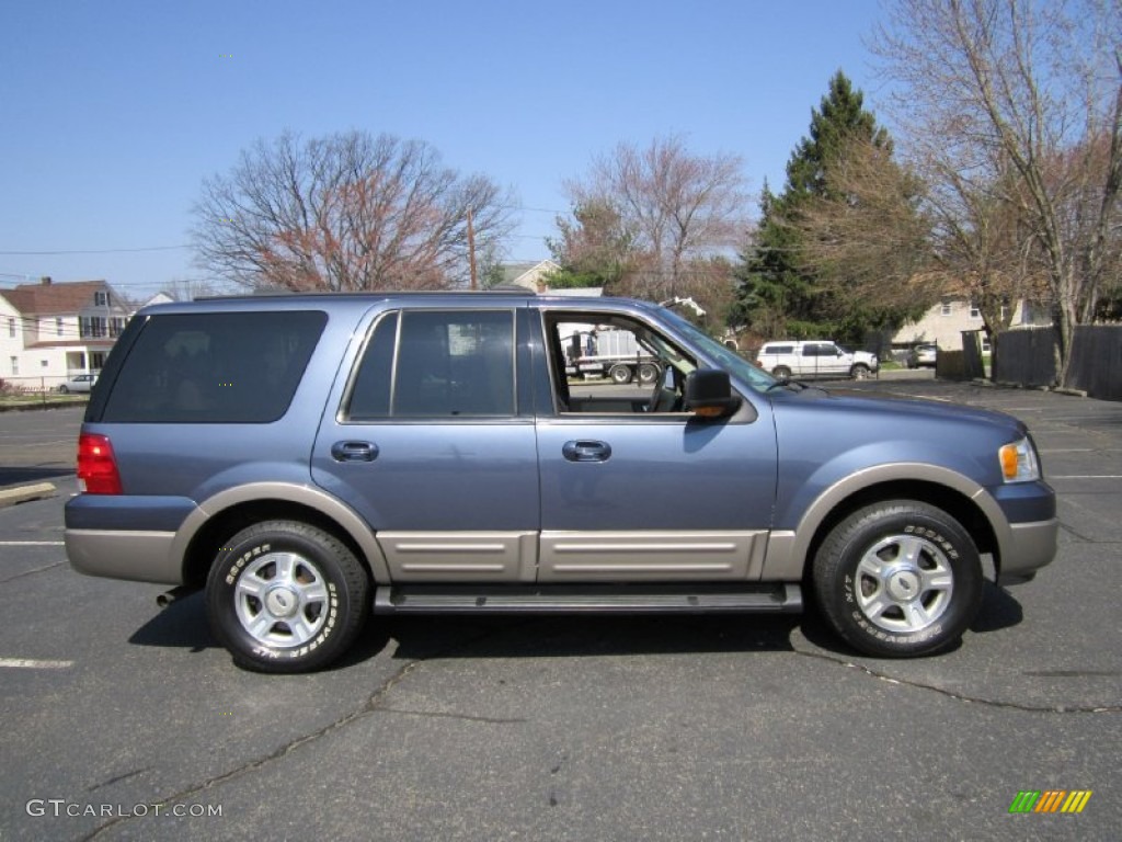 Medium Wedgewood Blue Metallic 2003 Ford Expedition Eddie Bauer 4x4 Exterior Photo #62556877