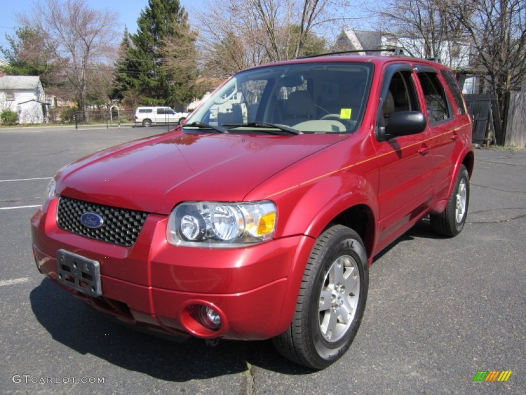Redfire Metallic 2005 Ford Escape Limited 4WD Exterior Photo #62557120
