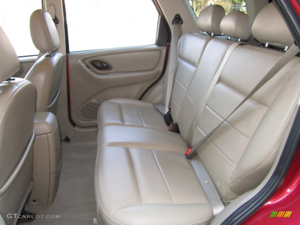 2005 Ford Escape Limited 4WD Rear Seat Photo #62557268