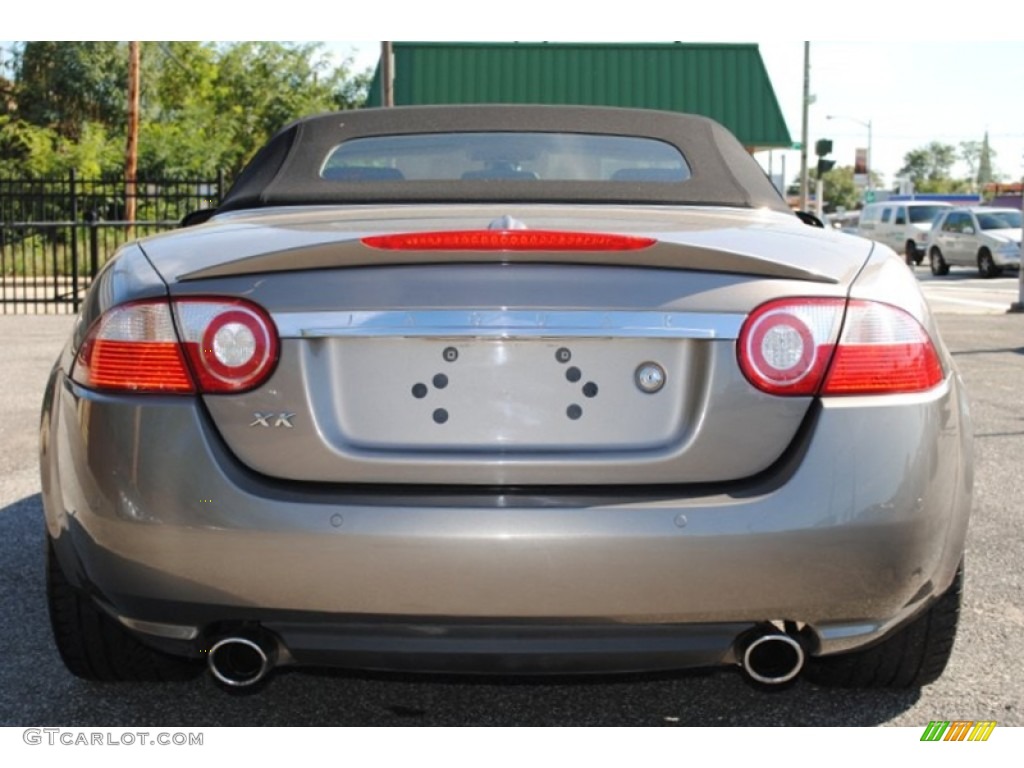 2008 XK XK8 Convertible - Vapour Gray Metallic / Charcoal photo #5