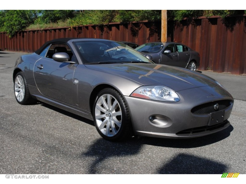Vapour Gray Metallic 2008 Jaguar XK XK8 Convertible Exterior Photo #62558305