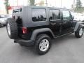 2010 Black Jeep Wrangler Unlimited Rubicon 4x4  photo #10