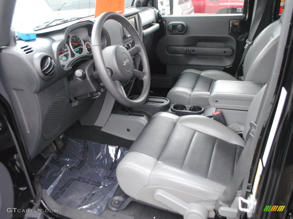Dark Slate Gray/Medium Slate Gray Interior 2010 Jeep Wrangler Unlimited Rubicon 4x4 Photo #62558923