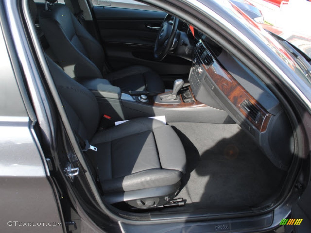 2008 3 Series 335i Sedan - Sparkling Graphite Metallic / Black photo #3