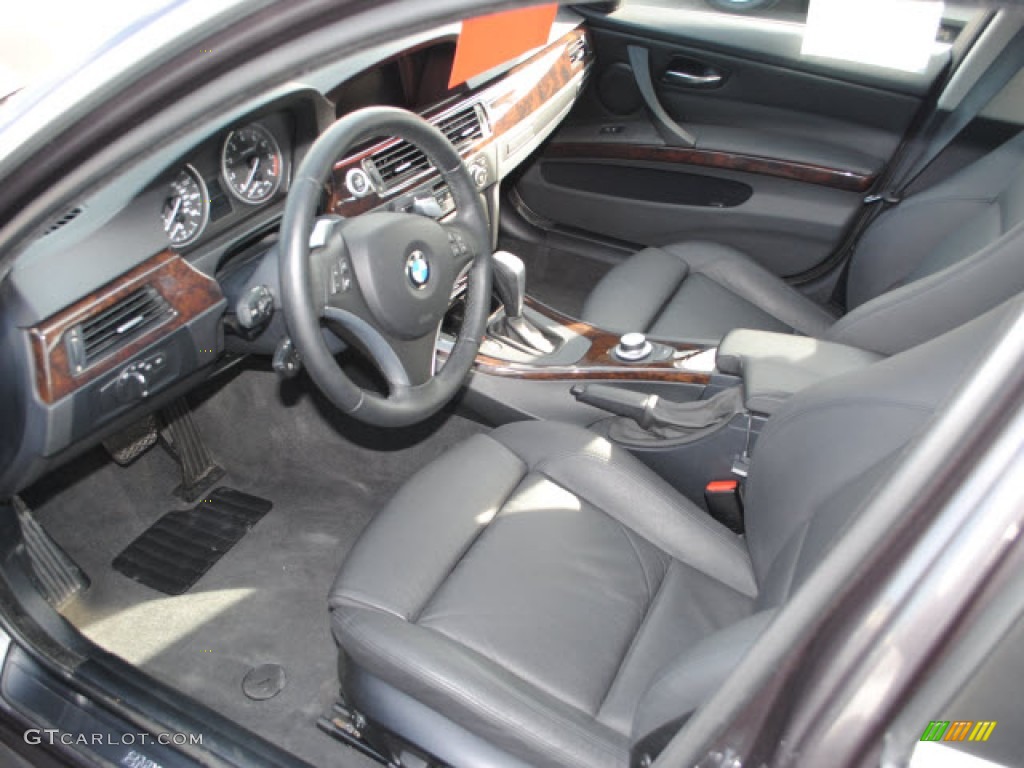 2008 3 Series 335i Sedan - Sparkling Graphite Metallic / Black photo #14