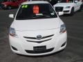 2008 Polar White Toyota Yaris Sedan  photo #2