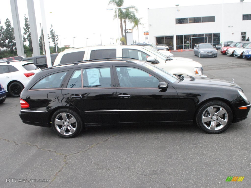 Black 2004 Mercedes-Benz E 500 4Matic Wagon Exterior Photo #62560000