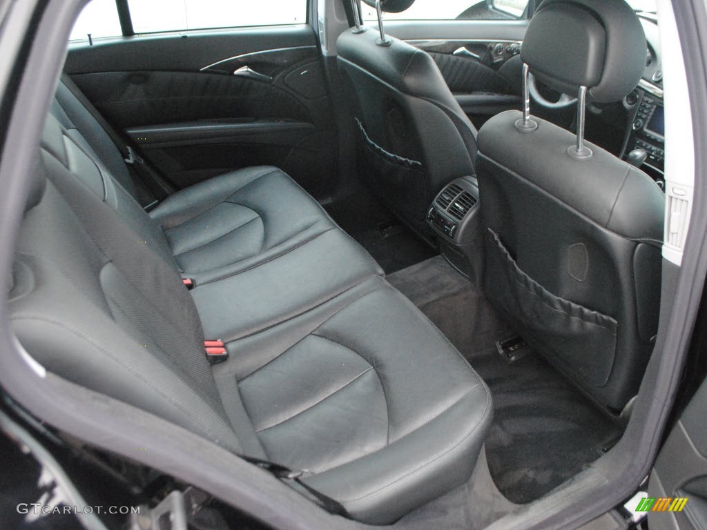 Black Interior 2004 Mercedes-Benz E 500 4Matic Wagon Photo #62560027
