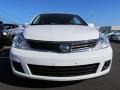 2010 Fresh Powder White Nissan Versa 1.8 S Hatchback  photo #2