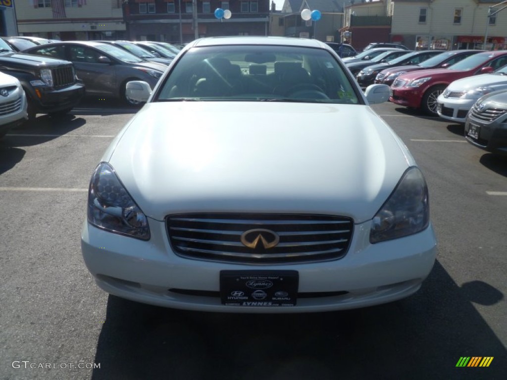 2003 Q 45 Luxury Sedan - Ivory Pearl / Latte photo #1