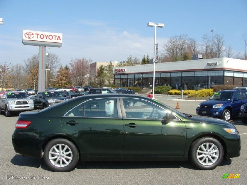2011 Camry XLE - Spruce Green Mica / Ash photo #1
