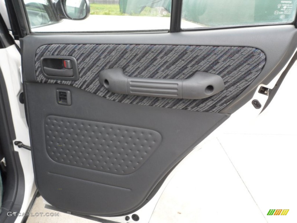2000 Toyota RAV4 Standard RAV4 Model Light Charcoal Door Panel Photo #62566405