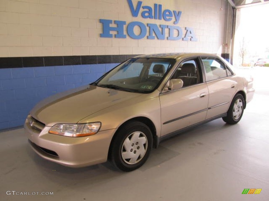 2000 Accord LX V6 Sedan - Naples Gold Metallic / Ivory photo #1