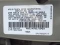 1C8: Lunar Mist Metallic 2002 Toyota Camry XLE V6 Color Code