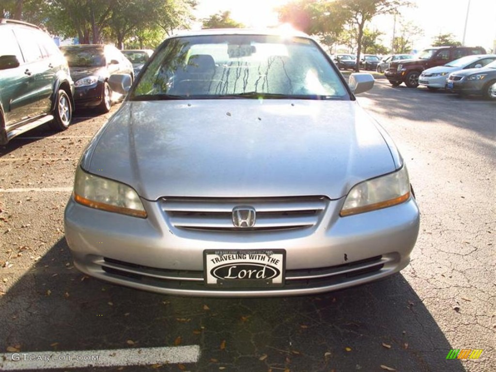 2002 Accord EX V6 Sedan - Satin Silver Metallic / Quartz Gray photo #1